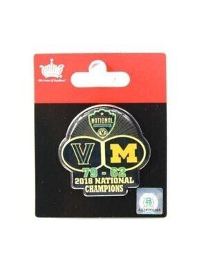Michigan Wolverines Team Merch Fan Gear Championship Lapel NCAA Official Merch